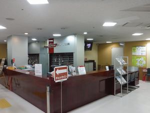茨木のフロント（受付）